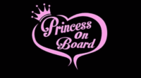 princess on board sticker