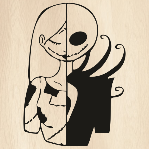 Jack and Sally Svg