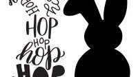 100+ Easter Bunny Outline SVG -  Popular Easter SVG Cut Files