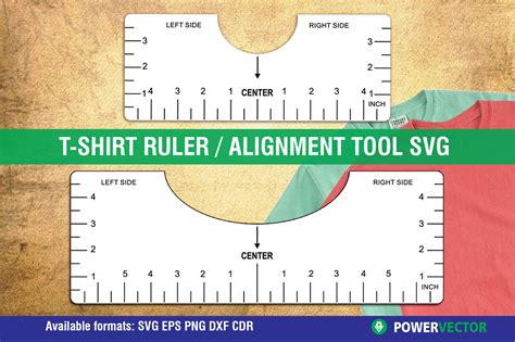 Free T Shirt Alignment Tool SVG Download