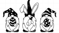119+ Easter Gnome SVG -  Popular Easter Crafters File
