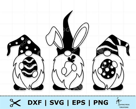 126+ Free Easter Gnome SVG -  Editable Easter SVG Files