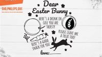 127+ Dear Easter Bunny SVG Free -  Digital Download Easter SVG