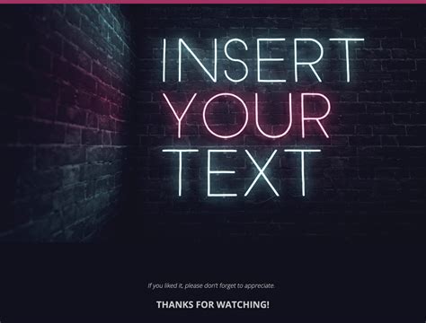 131+ After Effects Neon Sign Template