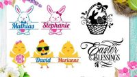 131+ Easter Monogram SVG -  Popular Easter SVG Cut Files