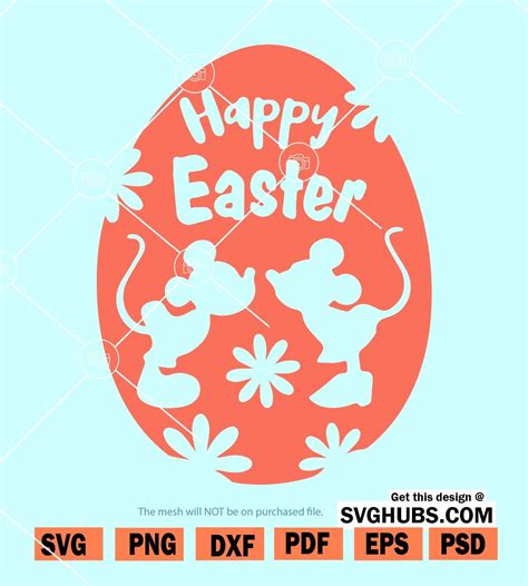 132+ Disney Easter SVG -  Editable Easter SVG Files