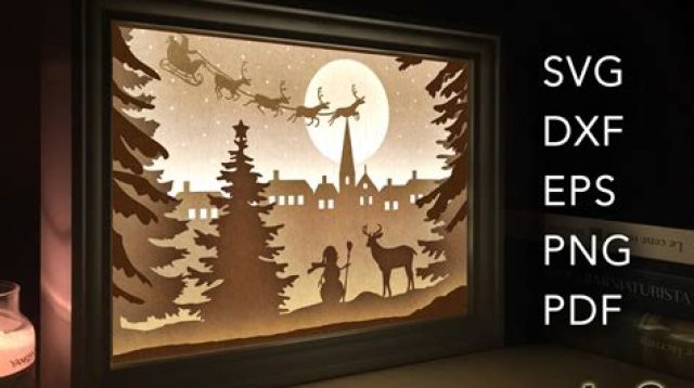 132+ Download Christmas Shadow Box Cricut -  Premium Free Shadow Box SVG