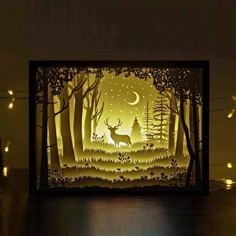 132+ How To Make 3d Light Box Art -  Best Shadow Box SVG Crafters Image