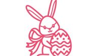 137+ Free SVG Easter Bunny -  Popular Easter SVG Cut Files