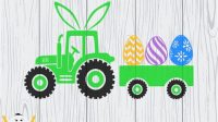 138+ Easter Tractor SVG -  Download Easter SVG for Free