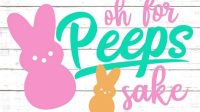 138+ Oh For Peeps Sake SVG -  Popular Easter Crafters File