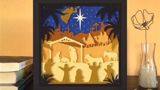 140+ Nativity Shadow Box Svg Free -  Shadow Box SVG Files for Cricut