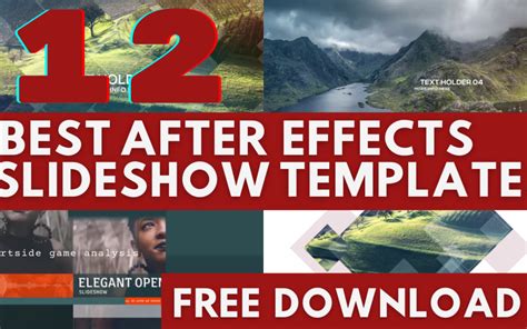 152+ After Effects Photo Slideshow Template Free