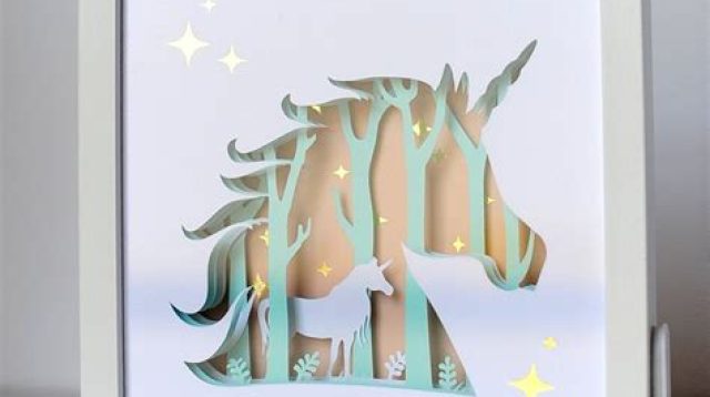 179+ Download Unicorn Shadow Box Svg Free -  Popular Shadow Box Crafters File