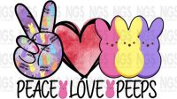 187+ Peace Love Peeps SVG -  Easter SVG Printable