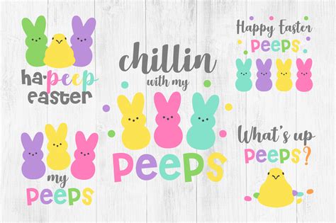 189+ Easter Bunny Peep SVG -  Ready Print Easter SVG Files