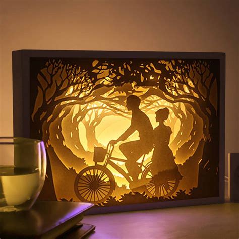 201+ Download 3d Paper Cut Light Box -  Popular Shadow Box Crafters File