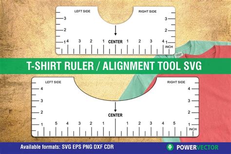 T-shirt Alignment Tool SVG for Cricut