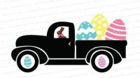 223+ Free Easter Truck SVG -  Download Easter SVG for Free