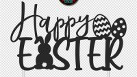 240+ Happy Easter Cake Topper SVG -  Editable Easter SVG Files