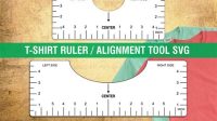 Download Free T-shirt Alignment Tool SVG for Cricut