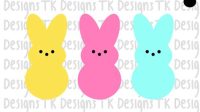 59+ Bunny Peeps SVG -  Premium Free Easter SVG