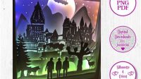 75+ Download Harry Potter Shadow Box Svg Free -  Popular Shadow Box Crafters File