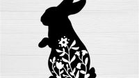 88+ Cricut Bunny Silhouette -  Premium Free Easter SVG