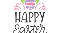 Happy Easter SVG Cut File 8751 1