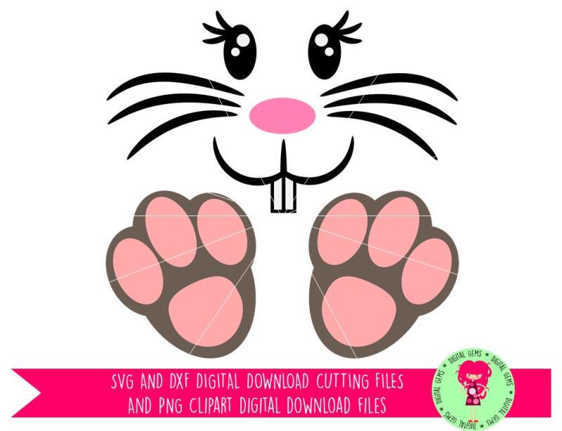 bunny clipart paw 5