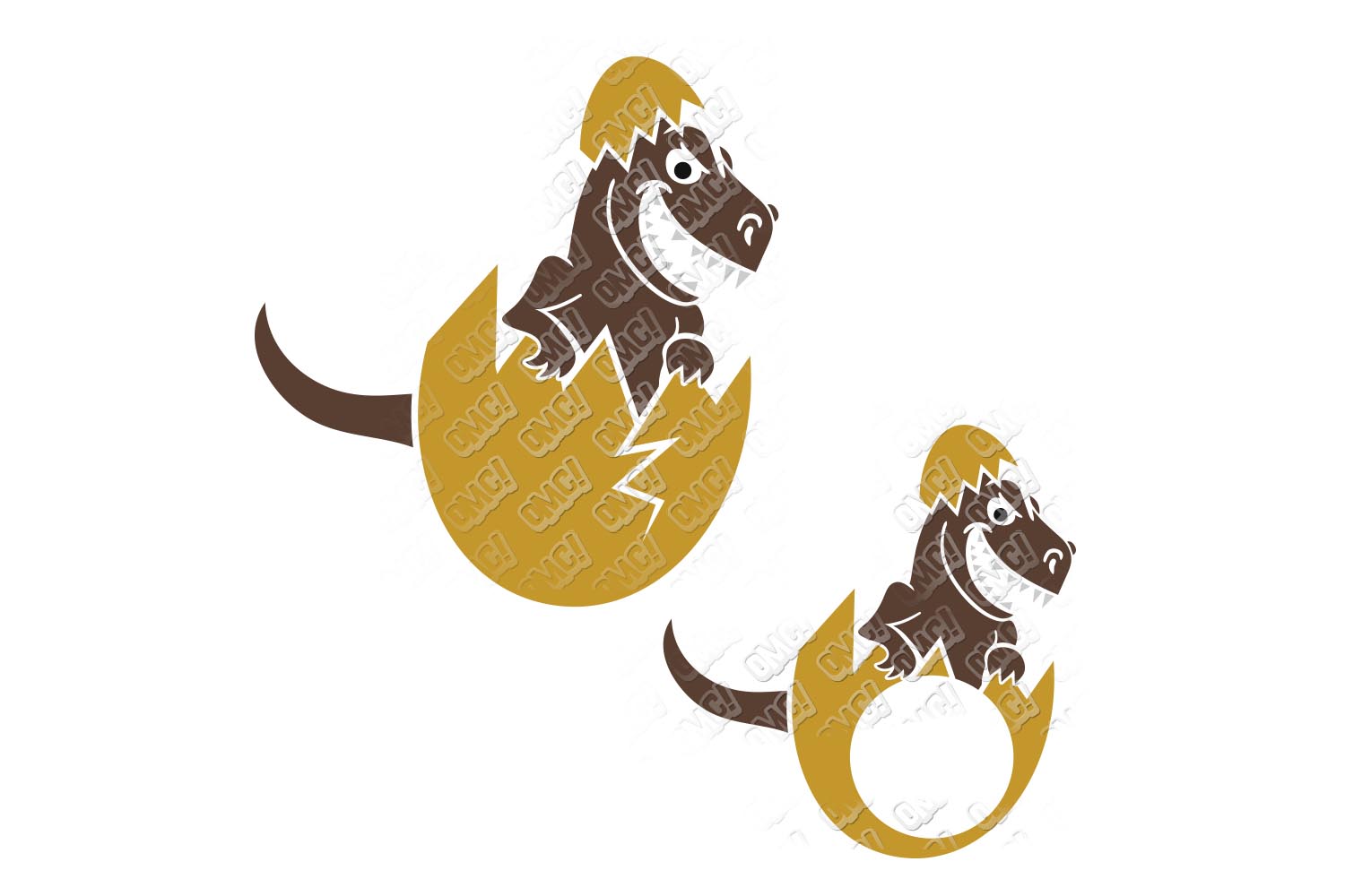 dinosaur easter svg 3