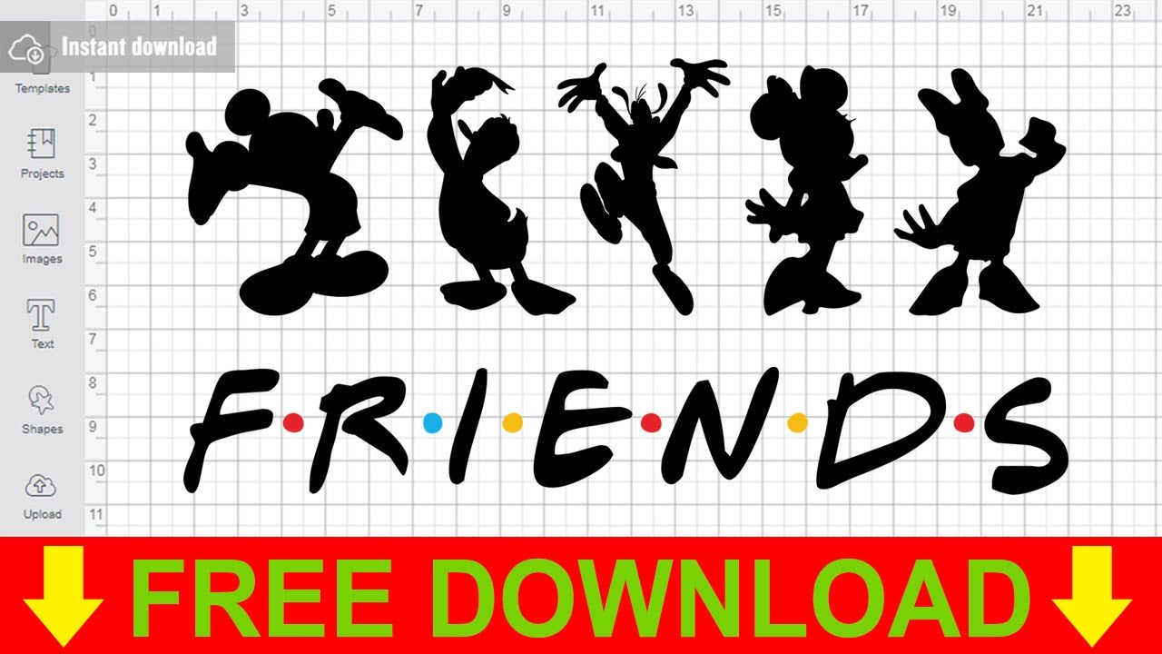 Friends Svg Free Cut File for Cricut - YouTube