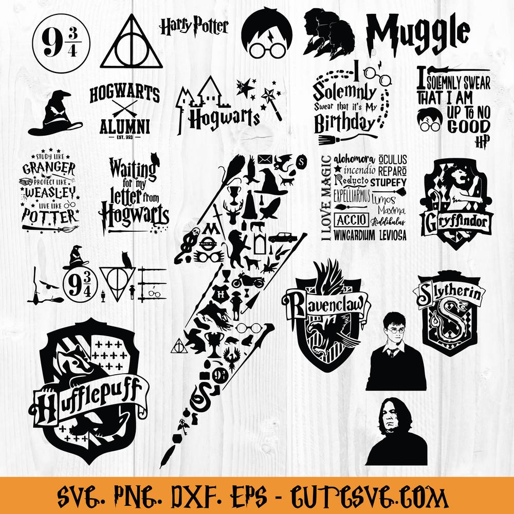 HARRY POTTER SVG CUT FILE 1