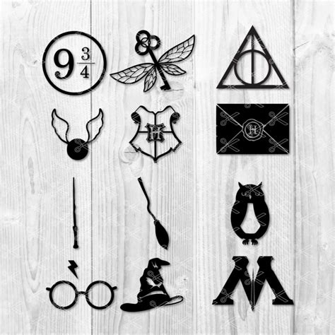 Harry Potter SVG, PNG, DXF, Cut Files