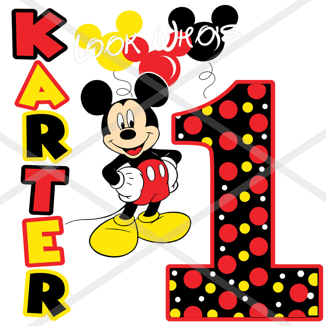 Mickey Mouse Svg Birthday