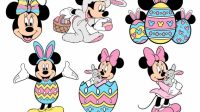 Mickey Mouse Easter Bunny Ears Svg