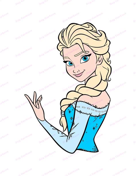 Elsa the Frozen SVG Svg Dxf Cricut Silhouette Cut File | Etsy