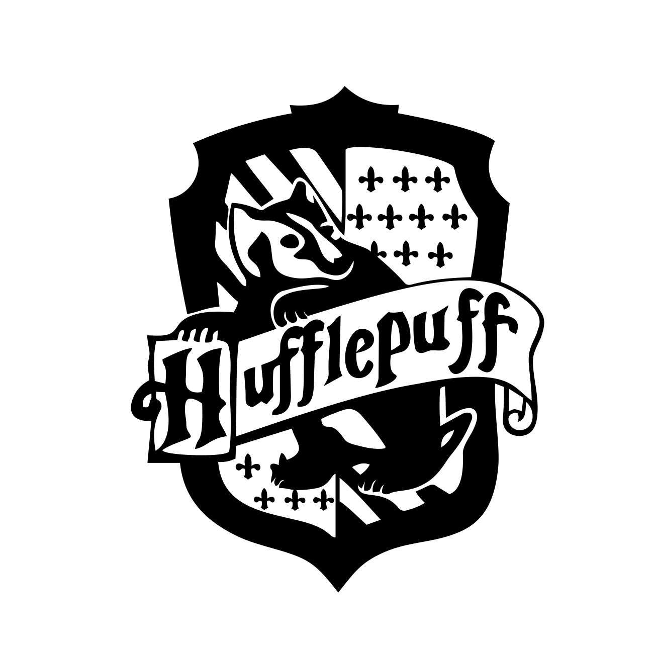 hogwarts house crests vector 30