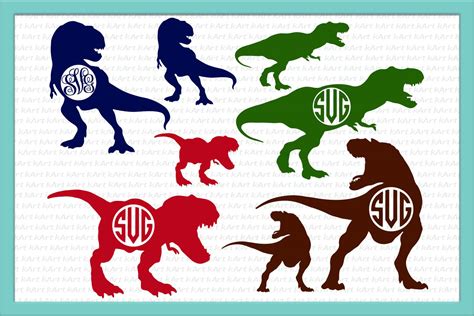 Dinosaur Monogram Svg Free - 1636+ File for Free - Creating SVG Cut