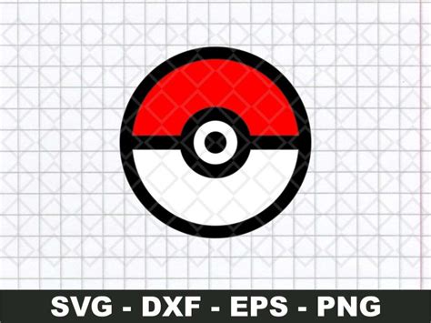 dxf png cutfiles Layered cutfile cricut eps Pokemon Logo Svg Pokemon