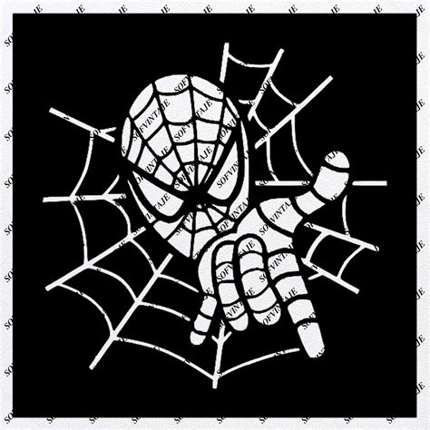 Spiderman Logo Svg File-Spiderman Original Svg DesignTattoo Svg