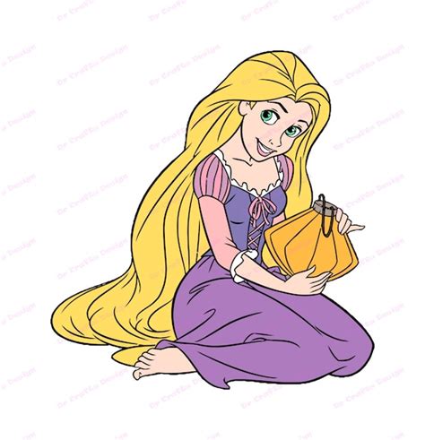 Rapunzel Tangled SVG 1 Svg Dxf Cricut Silhouette Cut File | Etsy