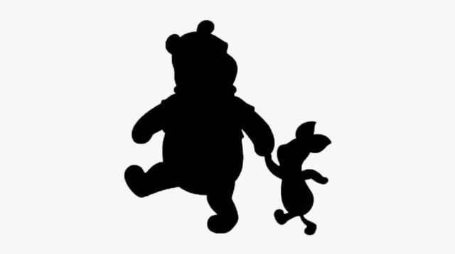 132 1321898 black pooh piglet holding hands png transparent background