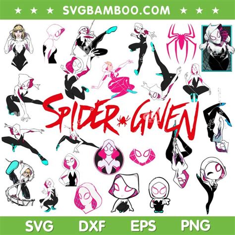 Spider Gwen SVG Bundle