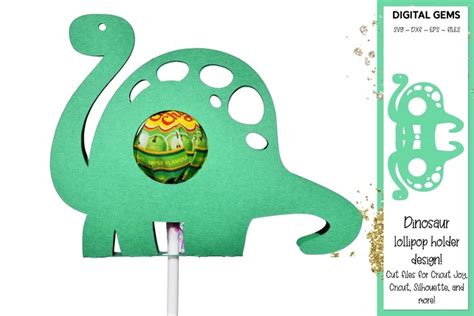 Dinosaur Lollipop / Sucker holder design (1629119)