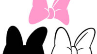 minnie mouse bow vector 34