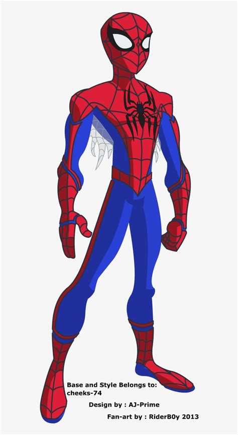 Drawn Spider Man Cartoon - Marvel Spiderman Black Suit PNG Image