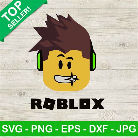 Roblox Face SVG, Roblox Character SVG, Roblox Game SVG