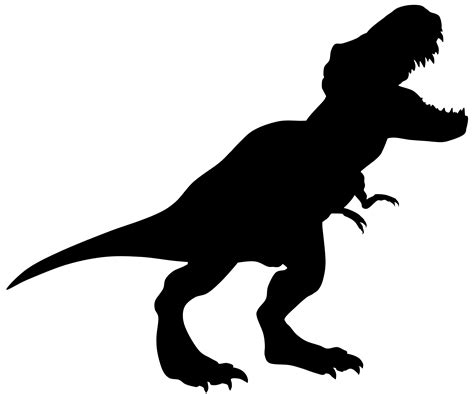 Dinosaurs clipart silhouette, Dinosaurs silhouette Transparent FREE for